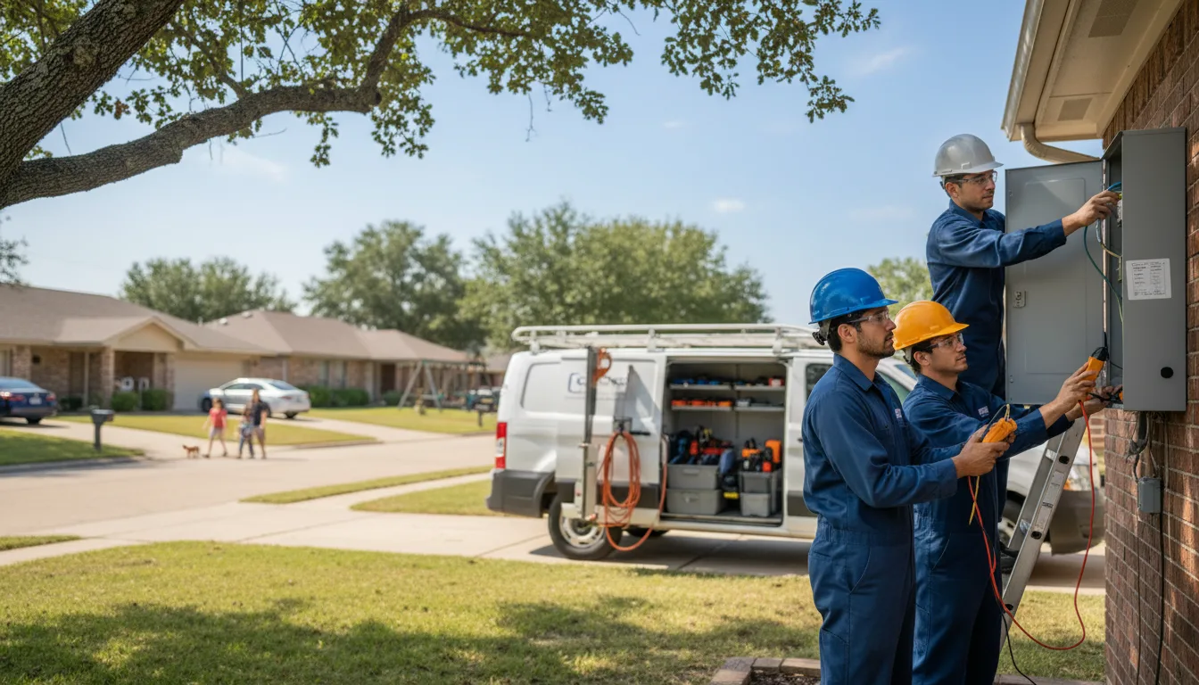 Certified electrician providing emergency electrical services in Ada, OK